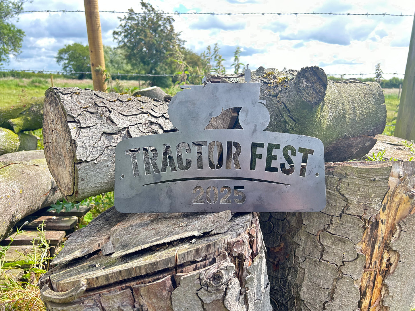 Tractor Fest 2025 Steel Sign