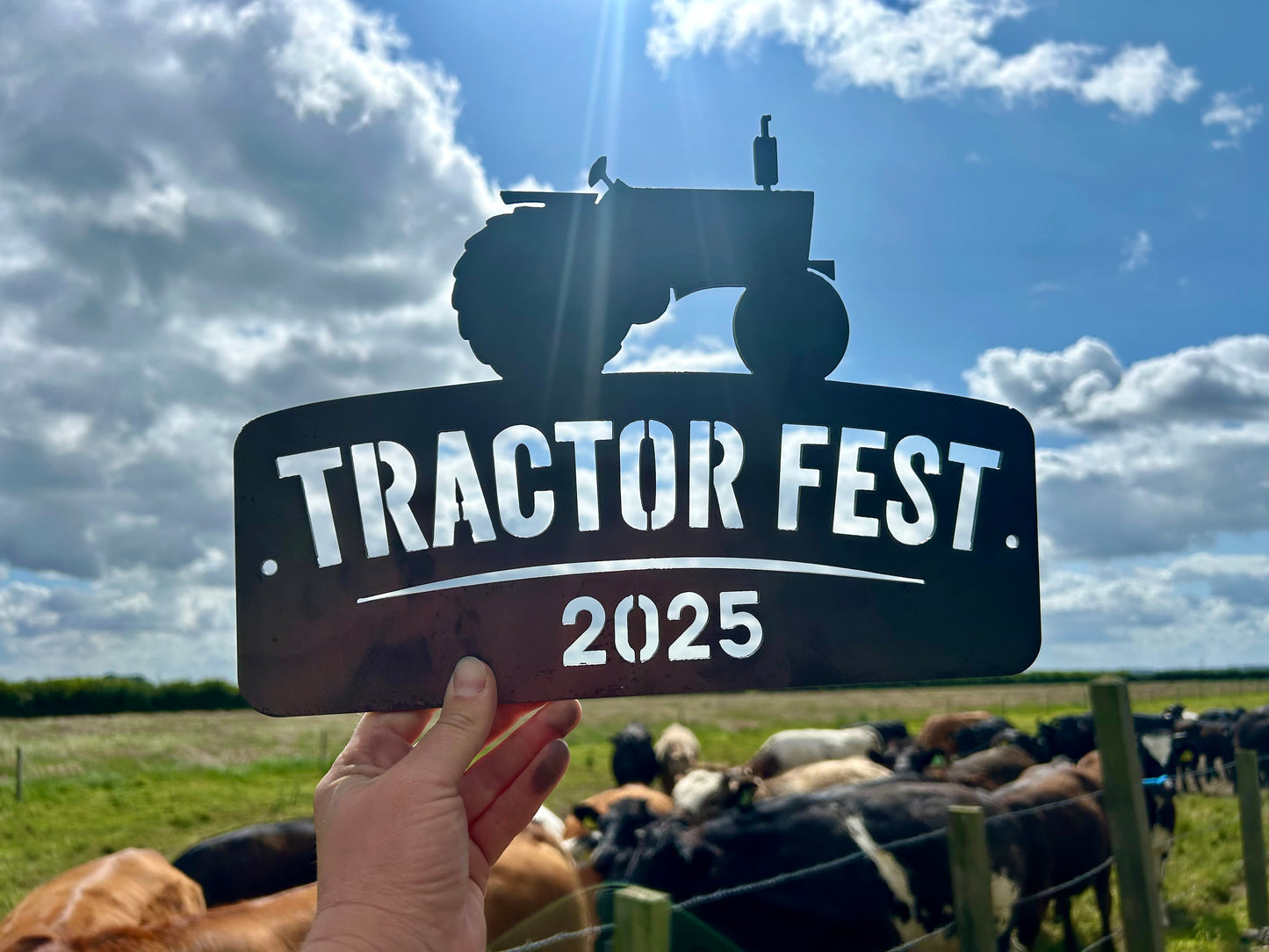 Tractor Fest 2025 Steel Sign