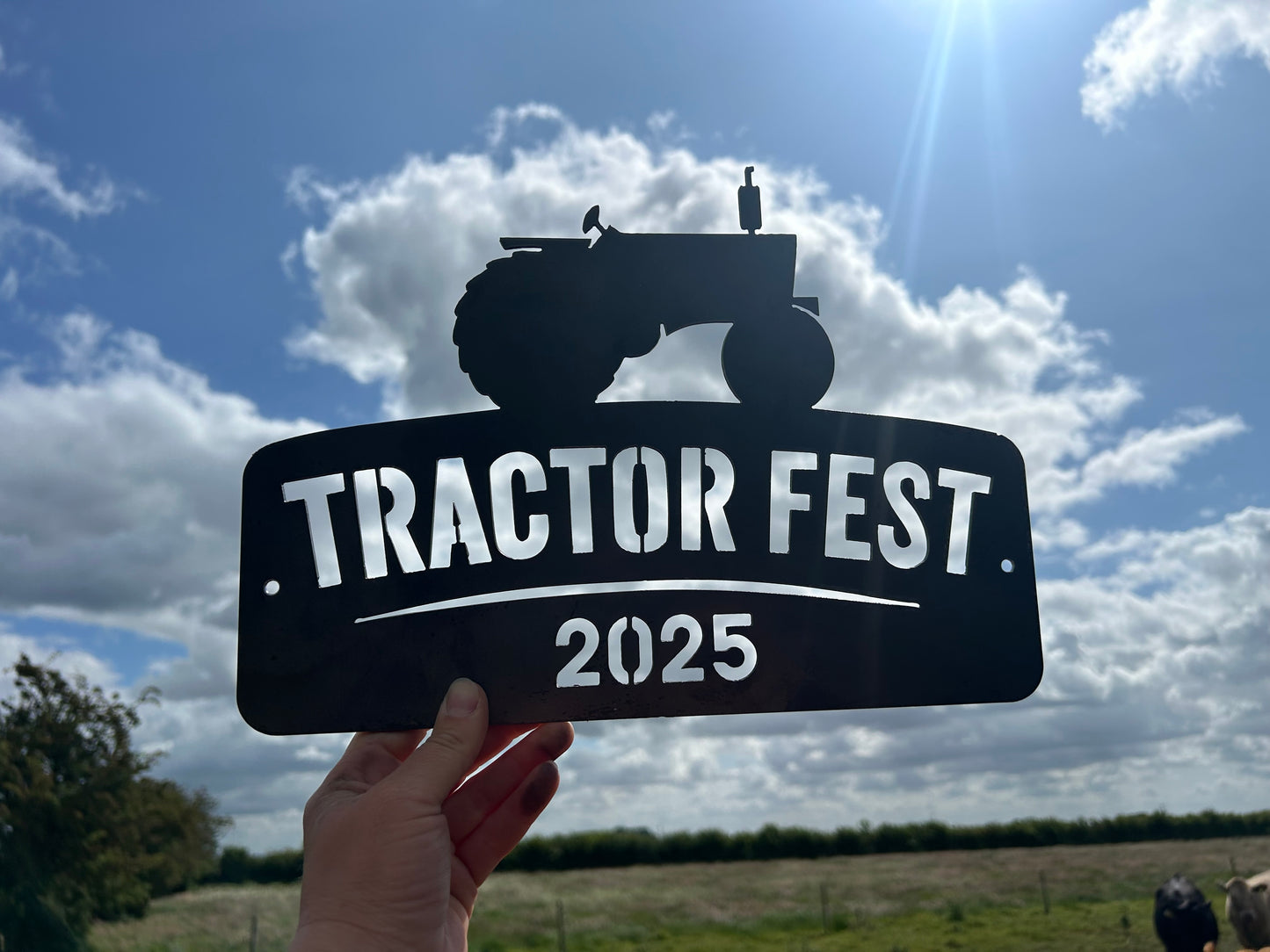 Tractor Fest 2025 Steel Sign