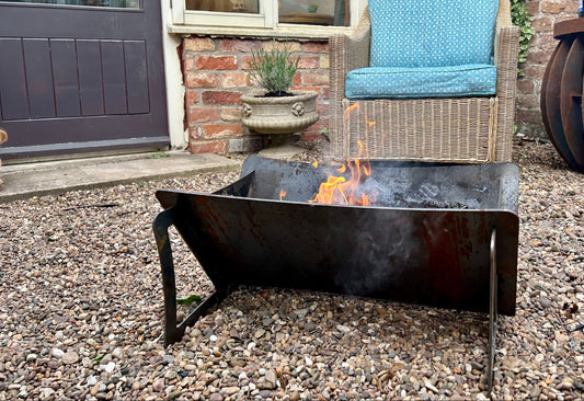 Jack - Flat Pack Steel Fire Pit & BBQ - Portable/Collapsible