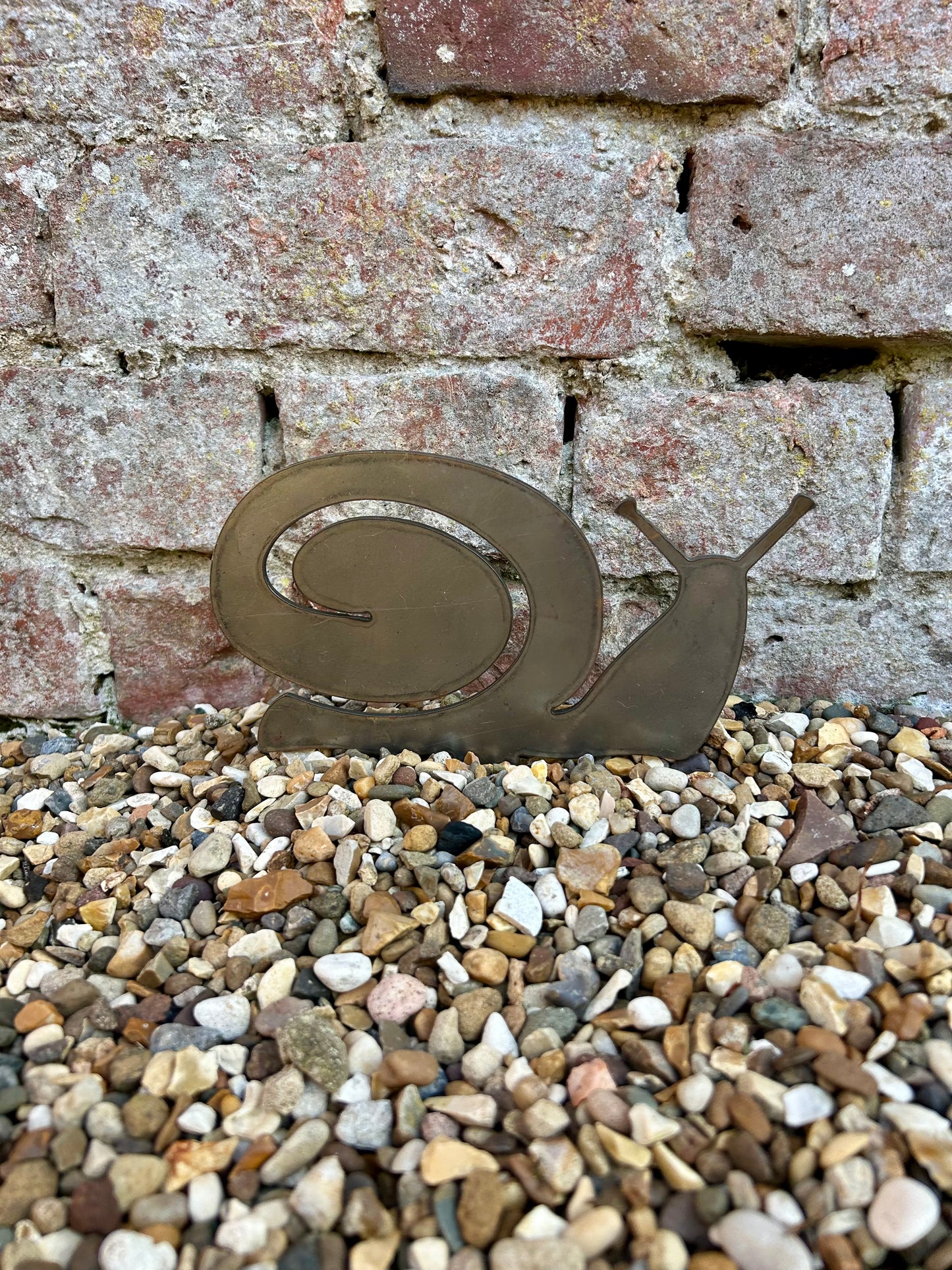 Sid The Snail . Steel Garden Art . Garden Decoration . Rusty Ornament