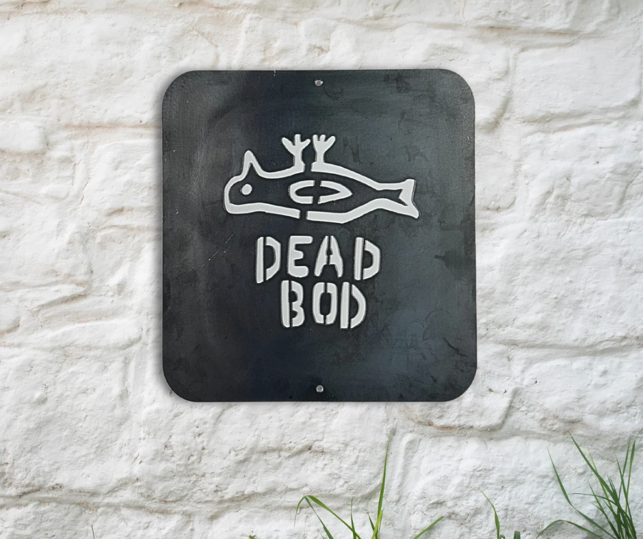 Hull 'Dead Bod' Steel Wall Art Tribute / Hull City / Iconic / Yorkshire Day Gift