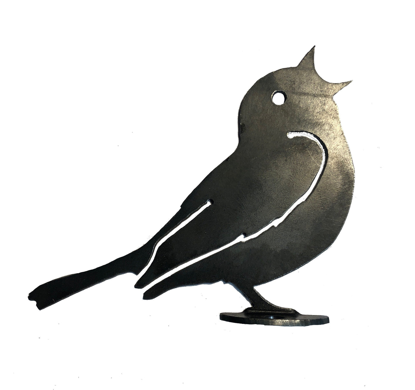 Paul The Song Thrush - Metal Bird Wall Art Rusty Garden Ornament