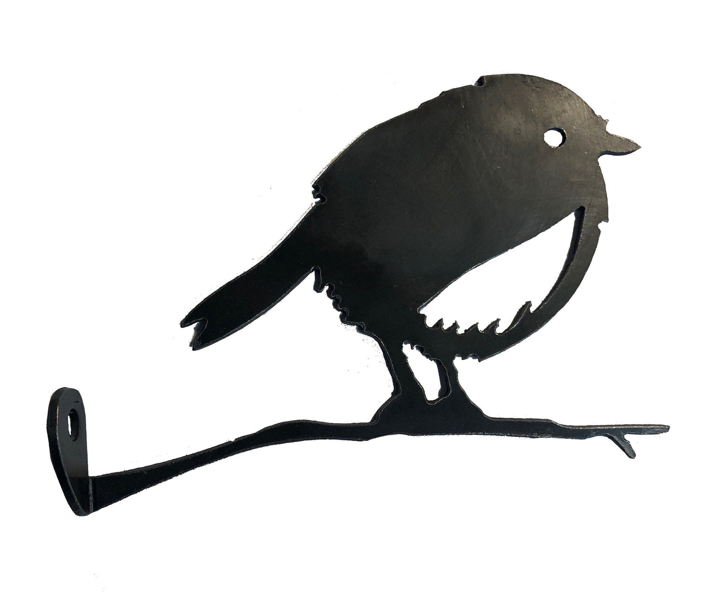 Geoff The Robin. Metal Bird for Home and Garden.