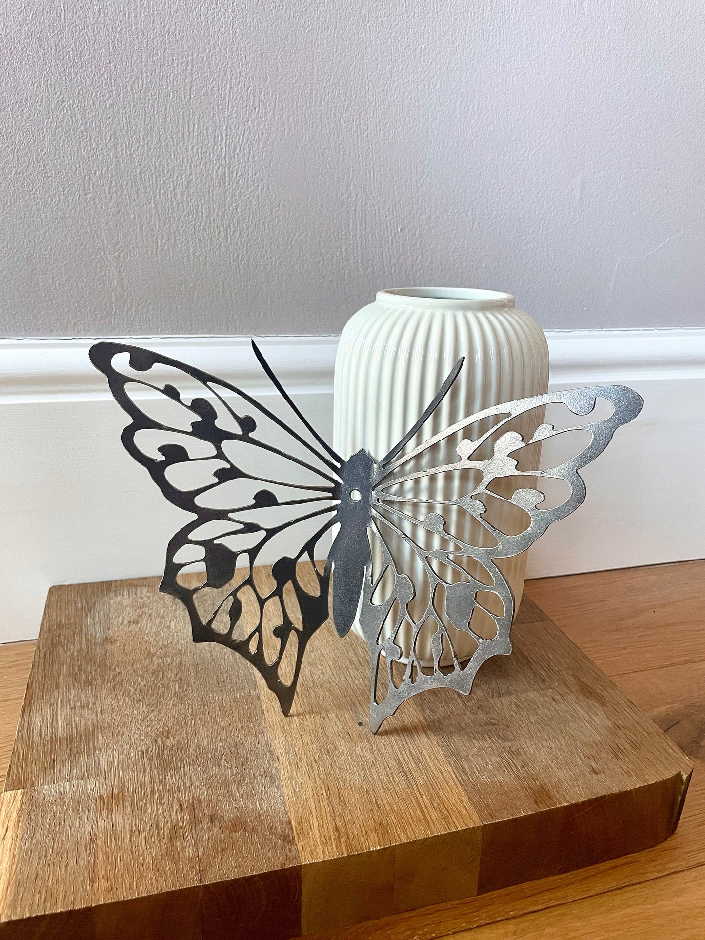 Betty Butterfly - Steel Butterfly Wall Art Rusty Garden Ornament Entomology Mothers Day