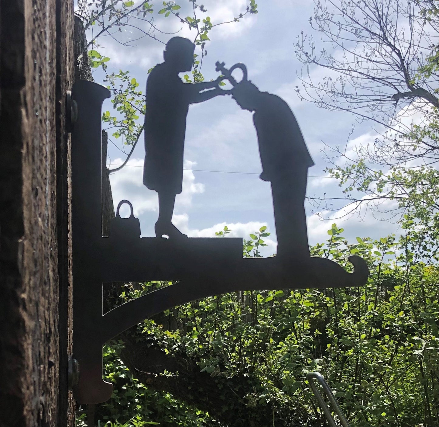 The Passing Of The Crown . Coronation . Hanging Basket Bracket