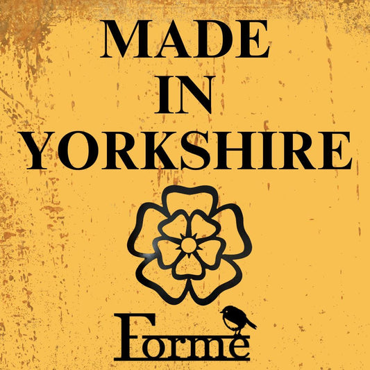 Made in Yorkshire - with Yorkshire Rose and Forme Logo