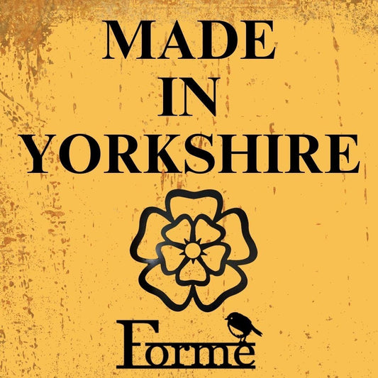 Made in Yorkshire - with Yorkshire Rose and Forme Logo