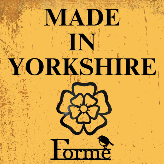 Made in Yorkshire - with Yorkshire Rose and Forme Logo