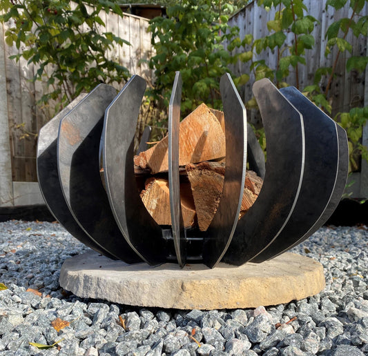 Terry Steel Fire Pit / 4mm Mild Steel / Garden / Family / Outdoors / Cooking / Camping