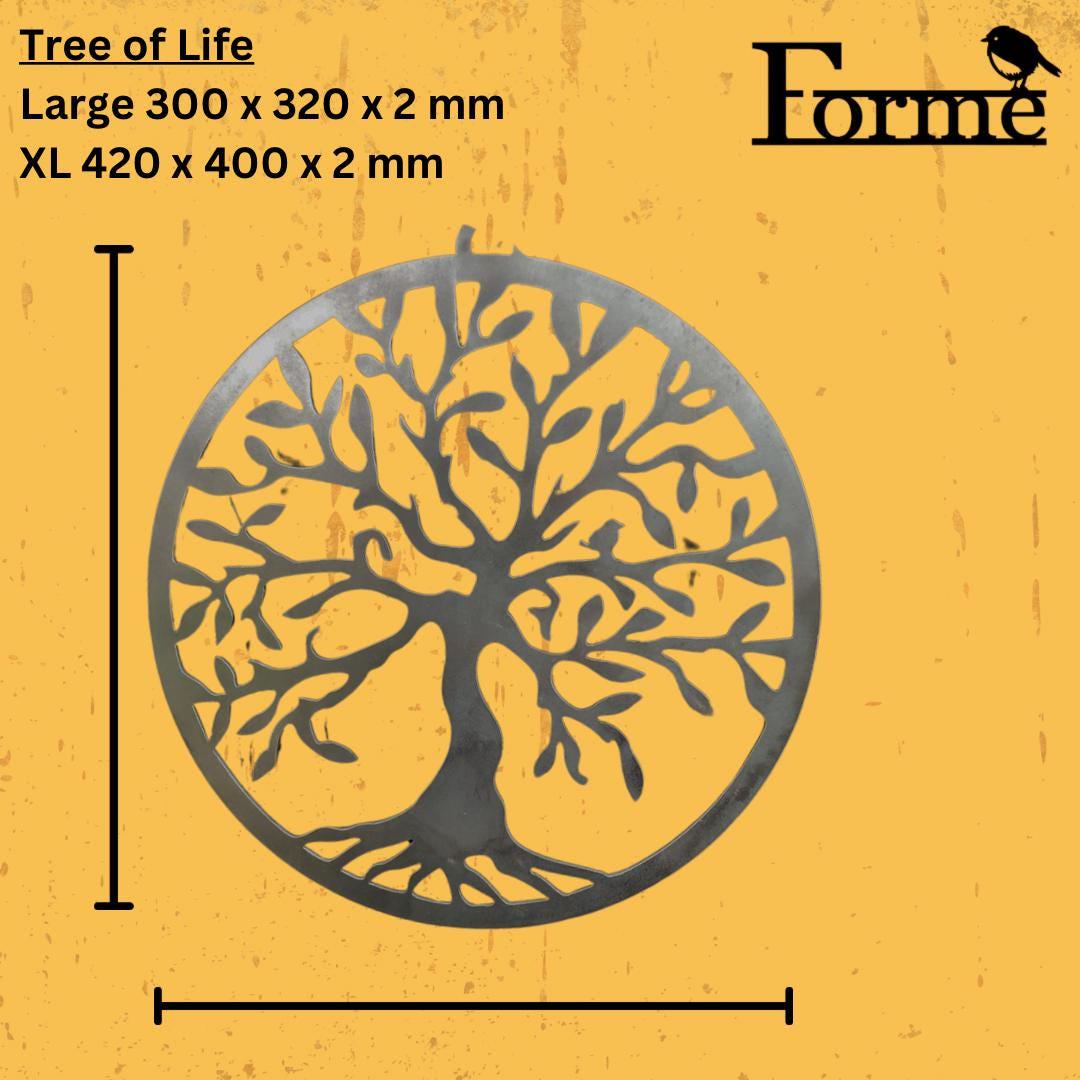 Large Steel Tree Of Life, Two Sizes Available, Garden, Kitchen, Living Room, Gift, Family, Mothers Day