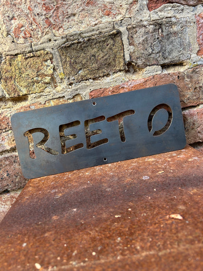 Ow Do / Reet-O / Now Then Wall Sign. Funny Yorkshire Phrase. Home and Garden Decor.