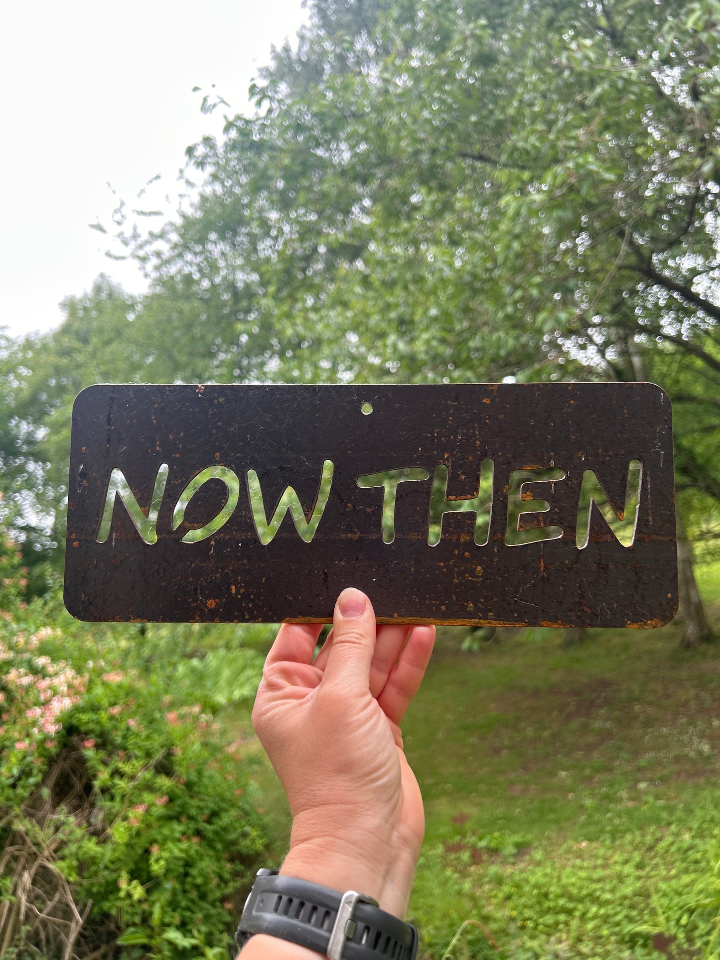 Ow Do / Reet-O / Now Then Wall Sign. Funny Yorkshire Phrase. Home and Garden Decor.