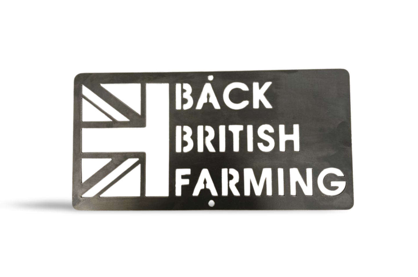 Back British Farming Steel Sign . Farmers . Awareness . Gifts for Home and Garden