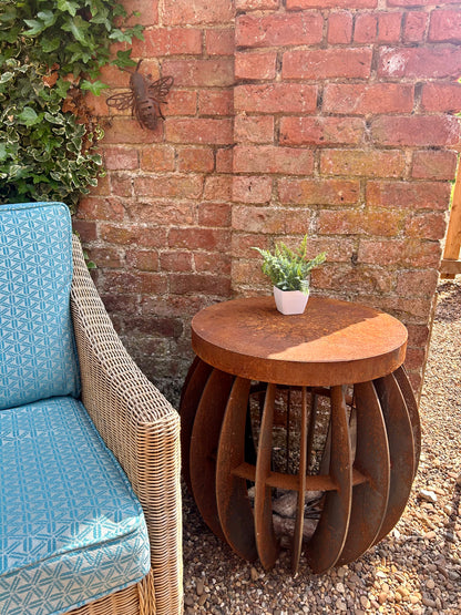 Garry Fire Pit . Large . Garden . Steel . Cozy Garden . 11th Wedding Anniversary . Gift