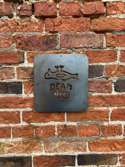 Hull 'Dead Bod' Steel Wall Art Tribute / Hull City / Iconic / Yorkshire Day Gift