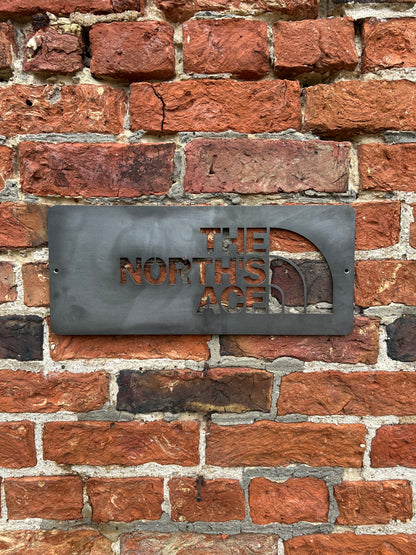 'The North's Ace' Steel Wall Art / Iconic / Yorkshire Day Gift / North of England