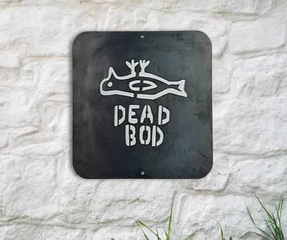 Hull 'Dead Bod' Steel Wall Art Tribute / Hull City / Iconic / Yorkshire Day Gift