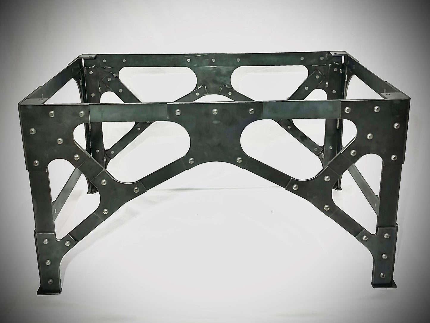Industrial style coffee table/ furniture/ living room/ Steel/ unusual/ made in yorkshire