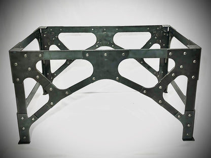 Industrial style coffee table/ furniture/ living room/ Steel/ unusual/ made in yorkshire