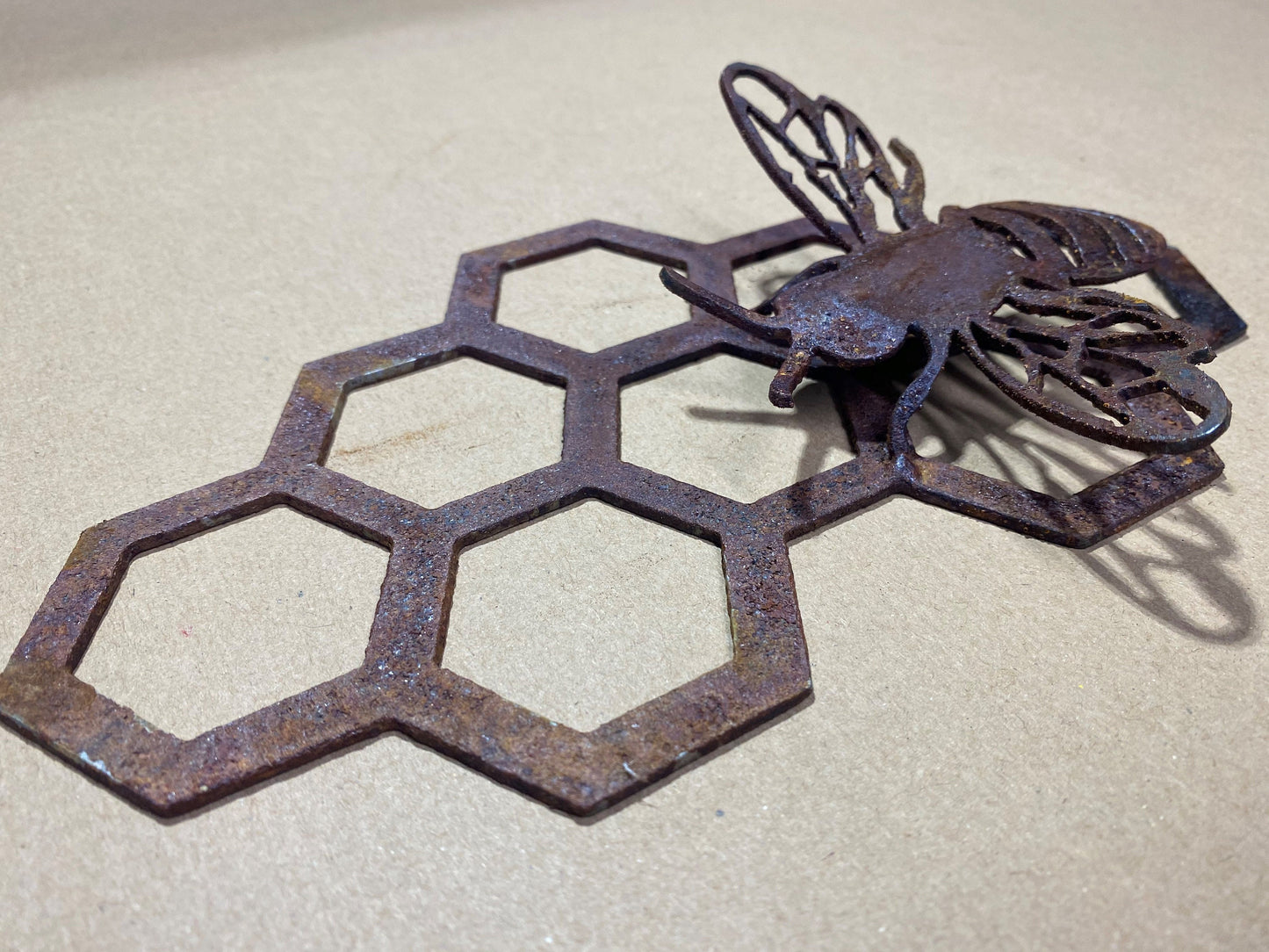 What's The Buzz Gift Set . Save The Bees  Rusty Wall Art  Rusty Garden Ornament  Entomology  Rusty Bee  Mothers Day