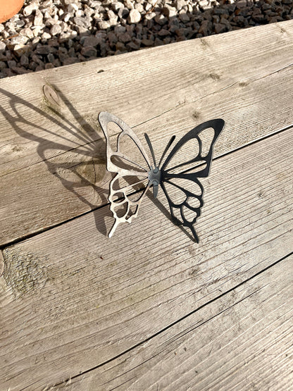 Polly The Butterfly - Small Wall Mounted Butterfly  Garden Ornament  Entomology  Rusty Butterfly  Mothers Day
