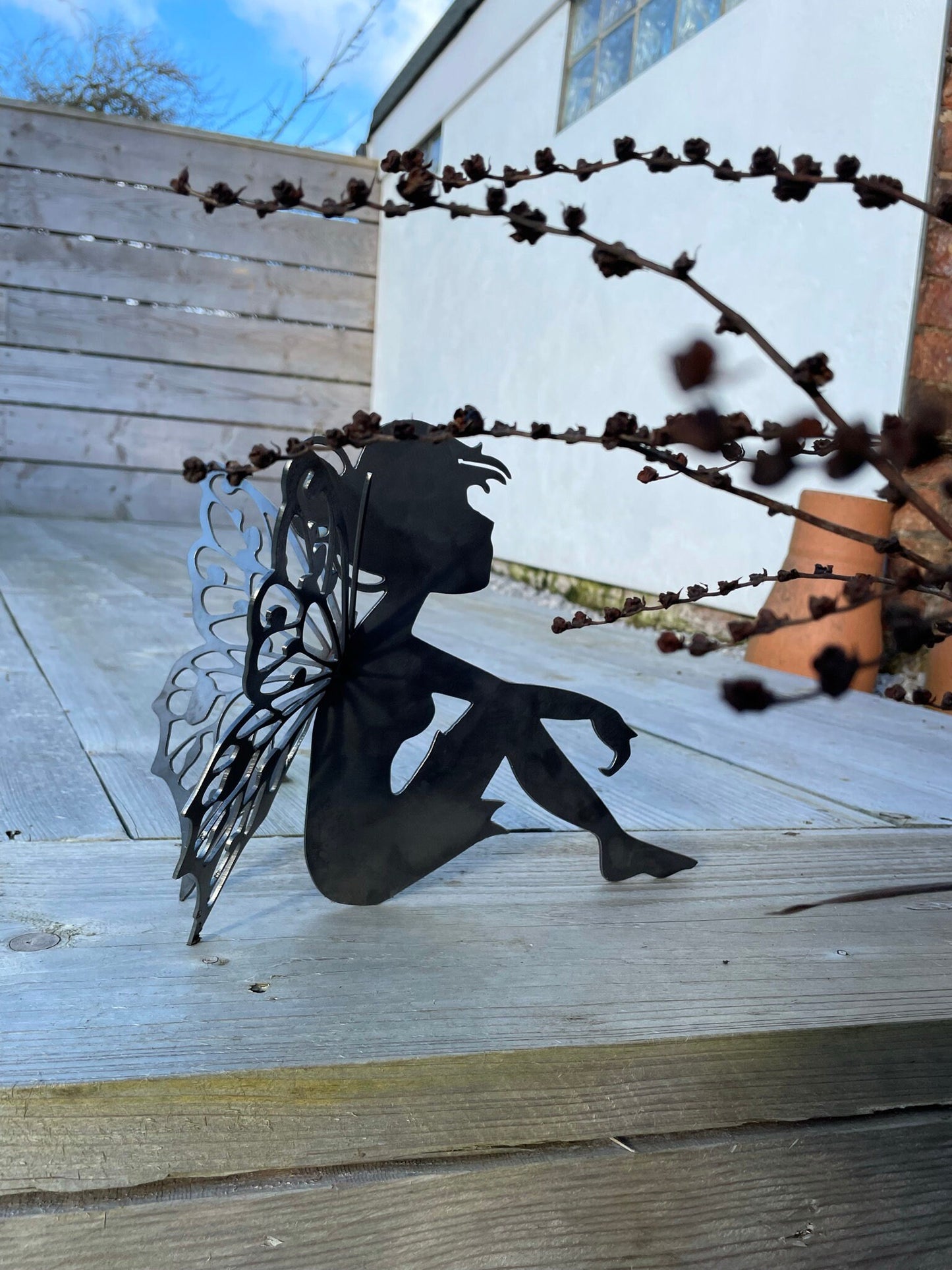 Doris - The Fairy Butterfly / Garden Ornament / Tinkerbell / Mothers Day