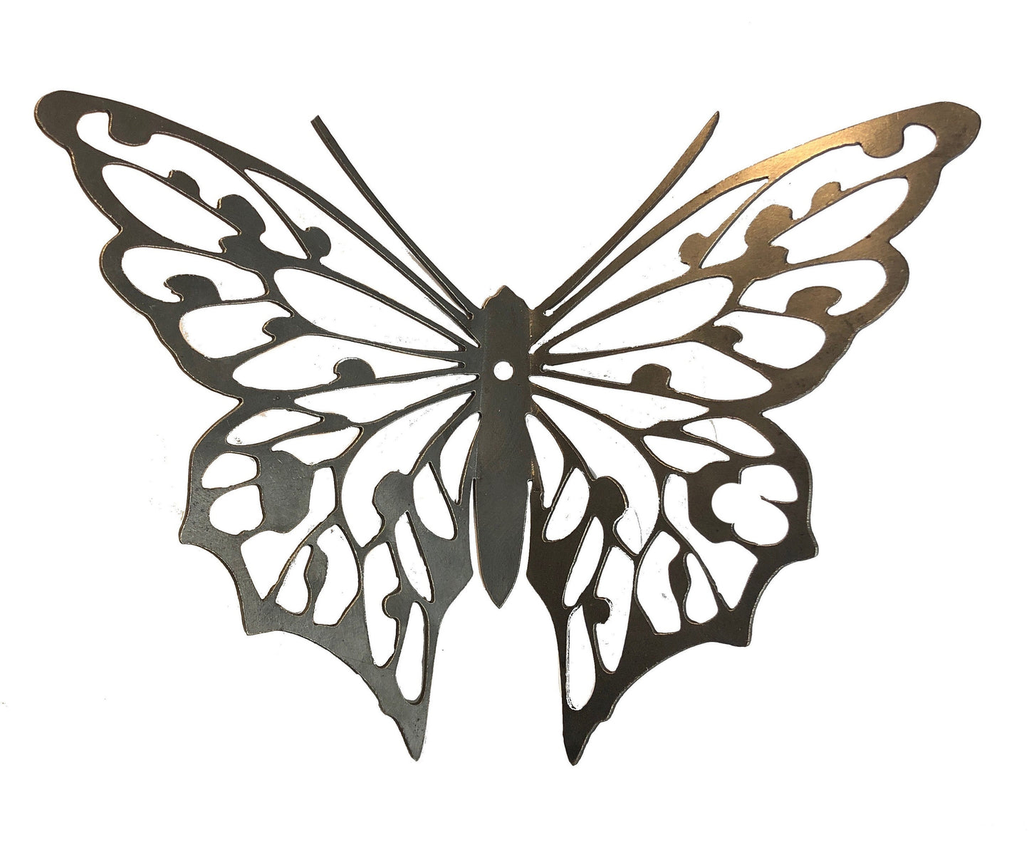 Betty Butterfly - Steel Butterfly Wall Art   Rusty Garden Ornament  Entomology  Mothers Day
