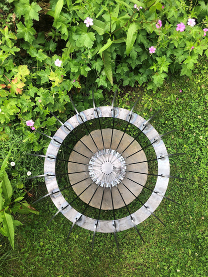 Garry Fire Pit . Large . Garden . Steel . Cozy Garden . 11th Wedding Anniversary . Gift