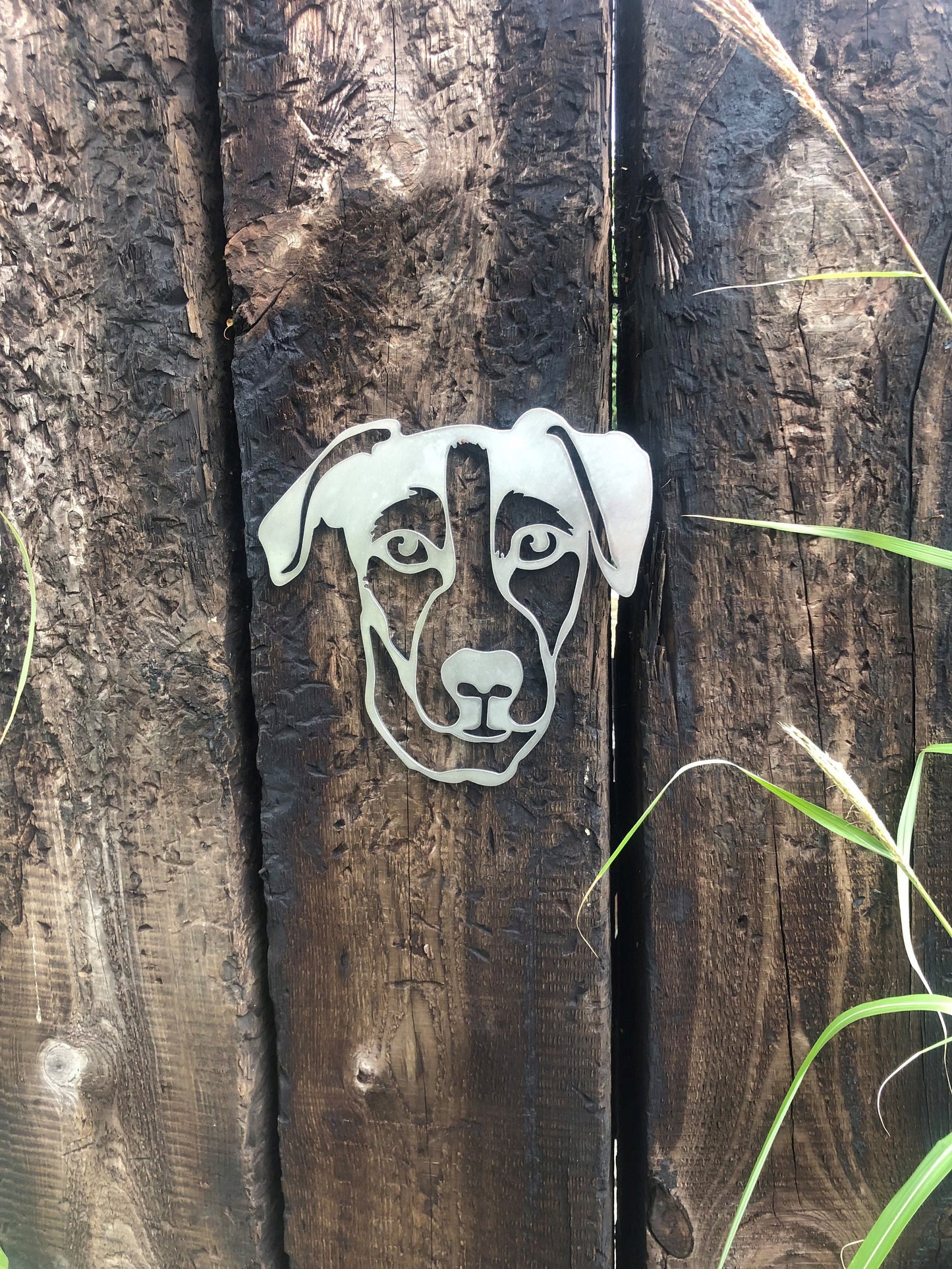 Steel Jack Russell Dog Head  Dog Gift  Present  Pet Portrait  Metal Dog Head  Home & Garden