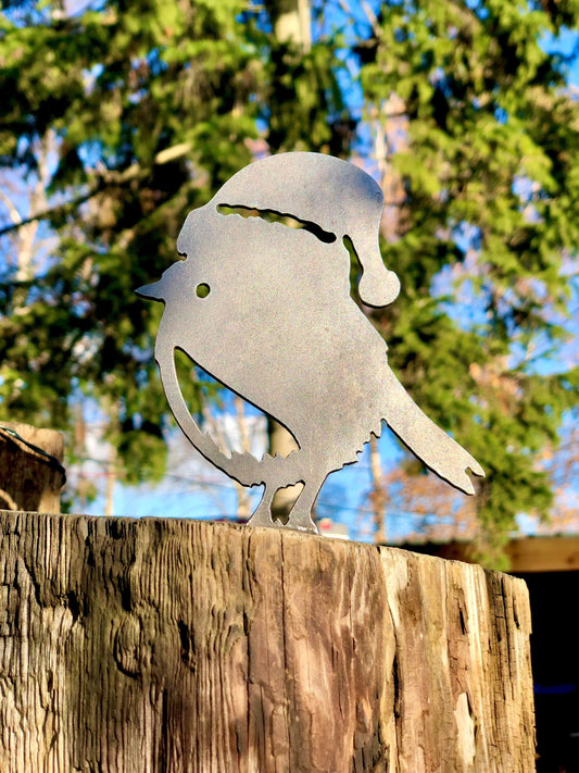 Nick The Christmas Robin . Steel Robin . Metal Bird . Christmas Robin . Christmas Gift