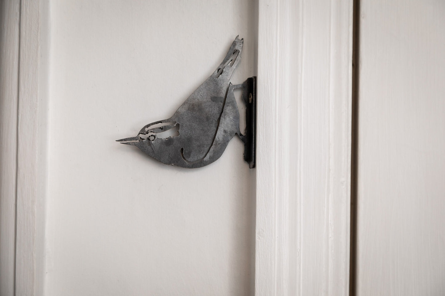 Norma The Nuthatch  Metal Bird  Garden Ornament  Rusty Art  Mothers Day