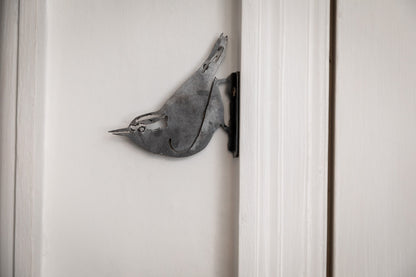 Norma The Nuthatch  Metal Bird  Garden Ornament  Rusty Art  Mothers Day