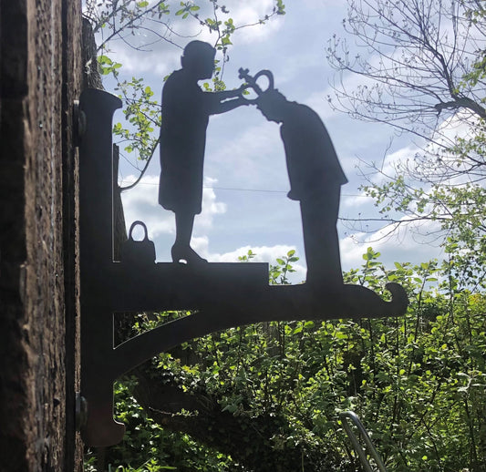 The Passing Of The Crown . Coronation . Hanging Basket Bracket