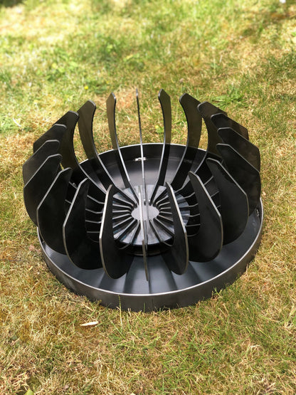 Fire Pit Tray / 4mm Mild Steel / Garden / Family / Outdoors / Cooking / Camping