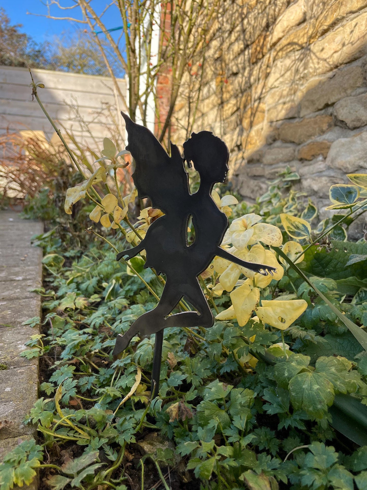 Molly & Tilly The Flower Pot Fairies . Garden Ornament  Mothers Day