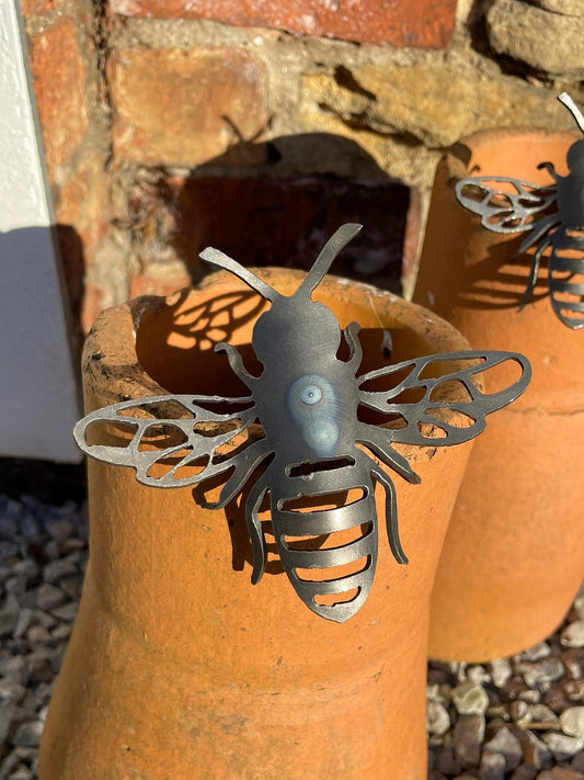 Stephen The Bee - Wall Art  Rusty Bee  Save The Bees  Bee Gift