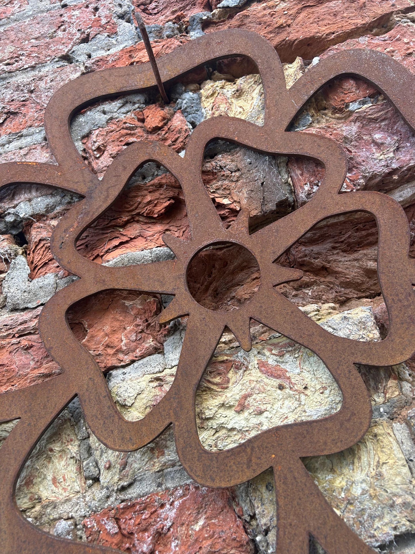 Giant Steel Yorkshire Rose For Wall  Garden  Kitchen  Living Room  Home Decor  Fathers Day  Yorkshire Day  Gift