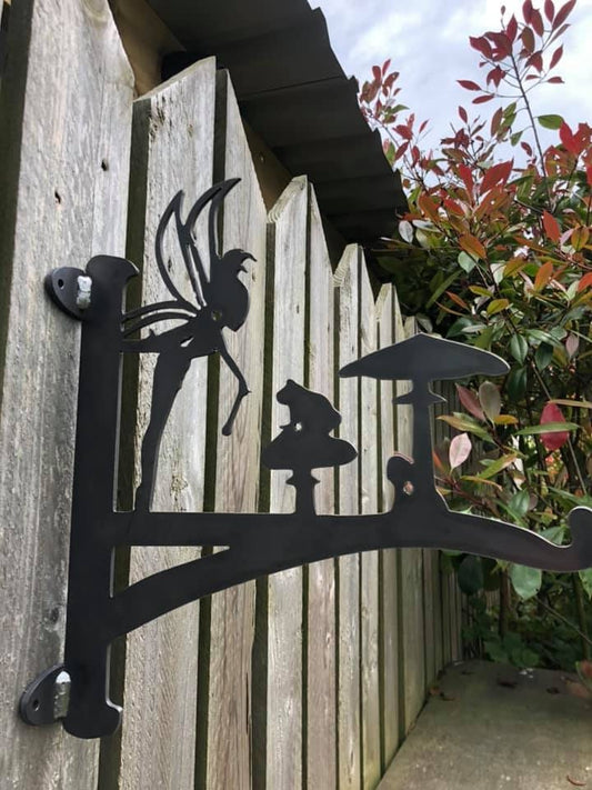 Fairy and the Frog Hanging Basket Bracket